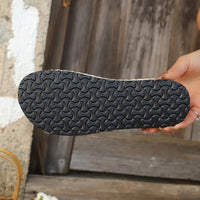Adjustable Cork Slide Sandals – Women’s Open Toe Slip-On Flats