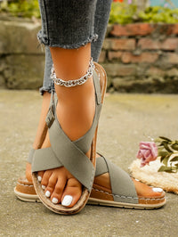 Ankle Strap Flat Sandals – Casual Open Toe Summer Footwear