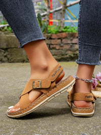 Ankle Strap Flat Sandals – Casual Open Toe Summer Footwear