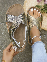 Ankle Strap Flat Sandals – Casual Open Toe Summer Footwear