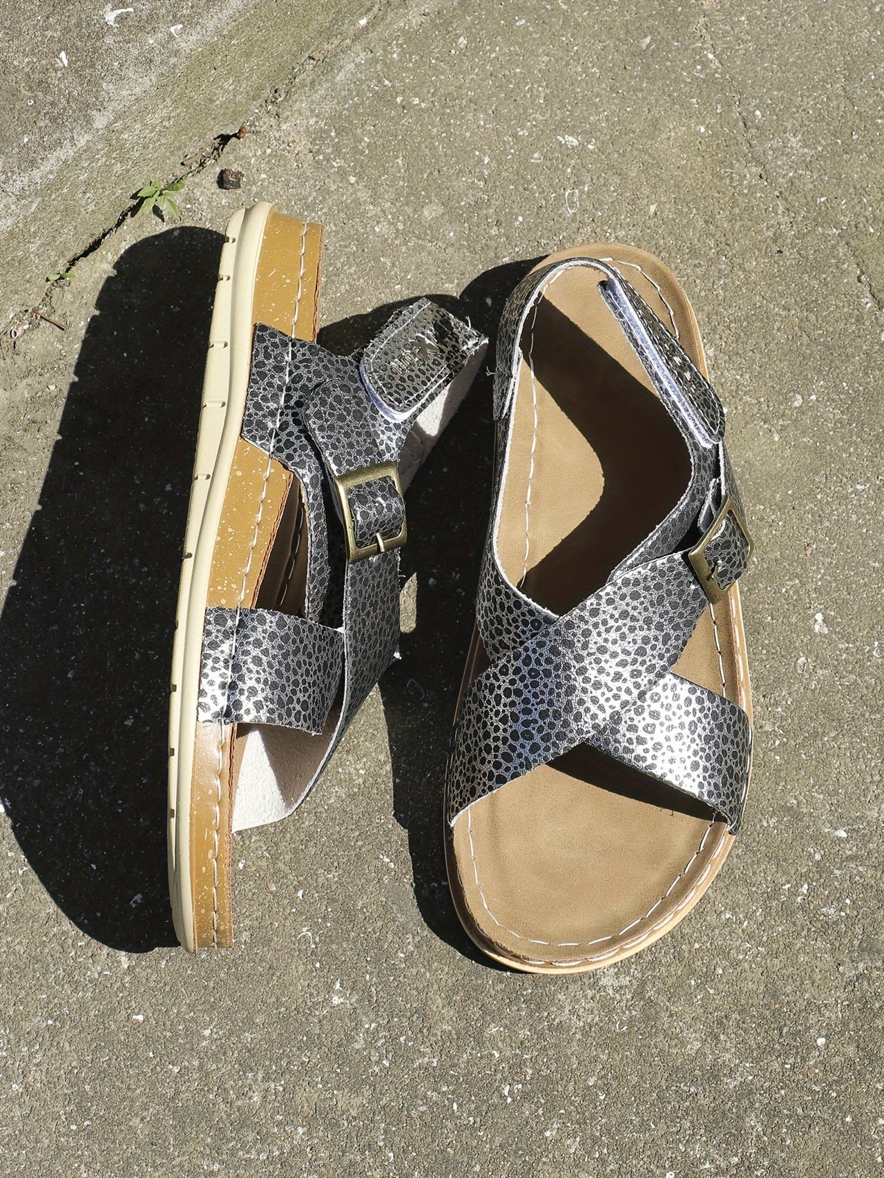 Ankle Strap Flat Sandals – Casual Open Toe Summer Footwear