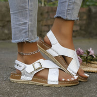 Ankle Strap Flat Sandals – Casual Open Toe Summer Footwear