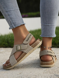 Ankle Strap Flat Sandals – Casual Open Toe Summer Footwear