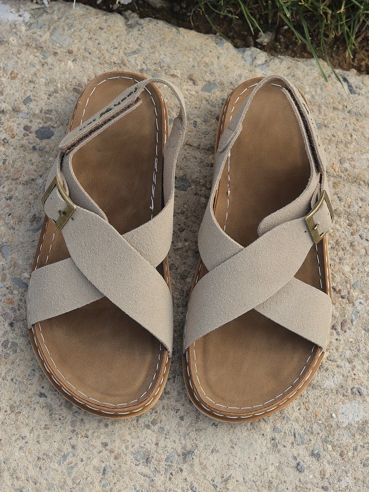 Ankle Strap Flat Sandals – Casual Open Toe Summer Footwear