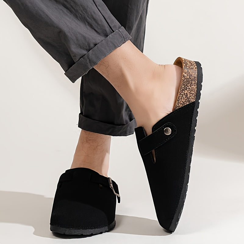 Casual Slip-On Flat Sandals – Round Toe Summer Comfort Shoes