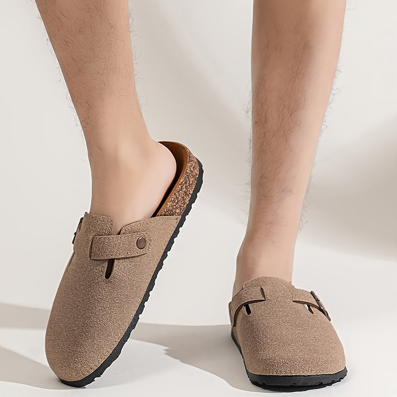 Casual Slip-On Flat Sandals – Round Toe Summer Comfort Shoes