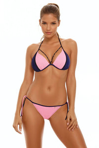 Triangle Bikini Set – Underwired Top & Tie-Side Bottoms
